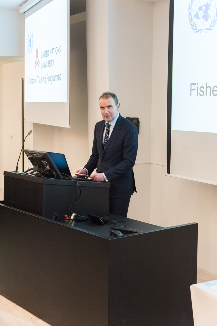 Guðni Th. Jóhannesson at the UNUFTP graduation February 2018