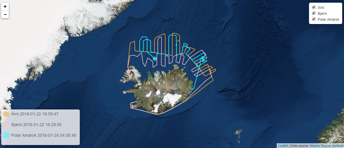 loðnuleiðangur janúar 2018 loðnuleiðangur janúar 2018