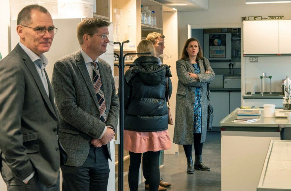 Frá heimsókn ráðherra. Ljósm. Svanhildur Egilsdóttir.