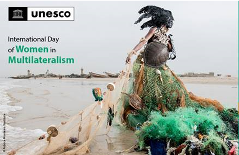 Warsha Singh speaks at UNESCO’s International Day of Women in Multilateralism