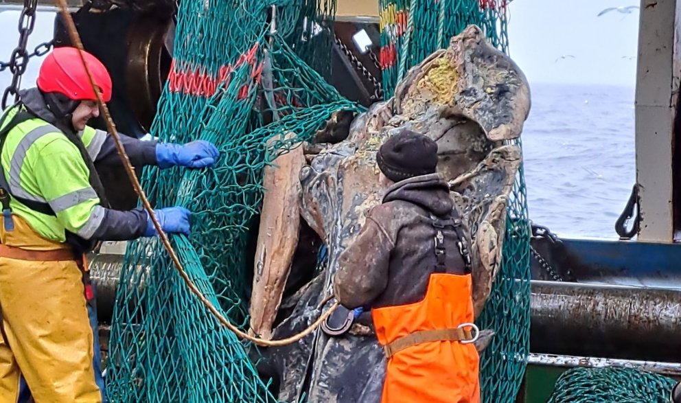 Mynd úr haustralli 2023, tekin um borð í Breka. Ljósm. Kristín Valsdóttir