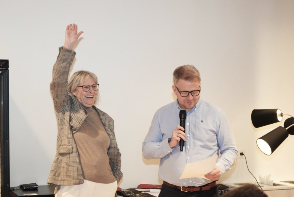 Fyrrverandi starfsfólk kvatt með trega