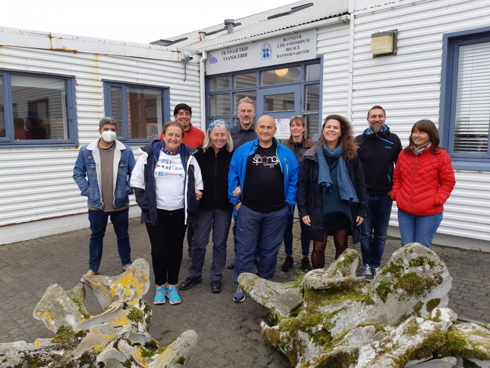 Þátttakendur frá hægri: Celso Domingos, (CIIMAR - Interdisciplinary Centre of Marine and Environment…