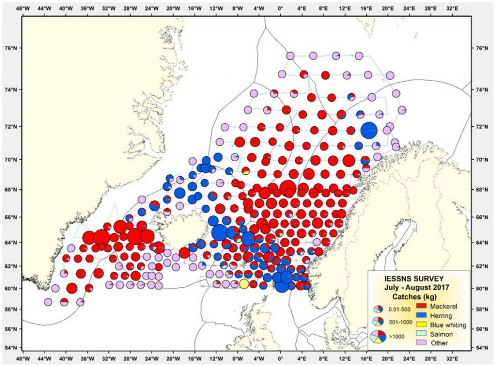 Niðurstöður makrílleiðangurs sumarið 2017