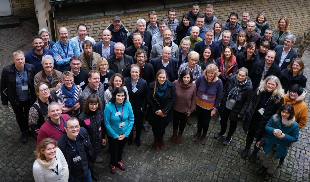 Formenn vinnunefnda ICES á fundi í Kaupmannahöfn í síðustu viku.