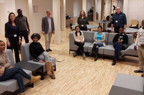 Nemendur í heimsókn hjá GRÓ-FTP