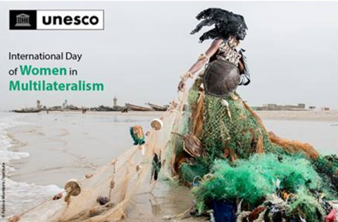 Warsha Singh speaks at UNESCO’s International Day of Women in Multilateralism