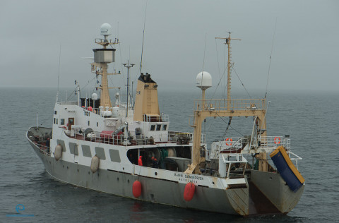 Rannsóknaskipið Bjarni Sæmundsson var smíðað árið 1970.