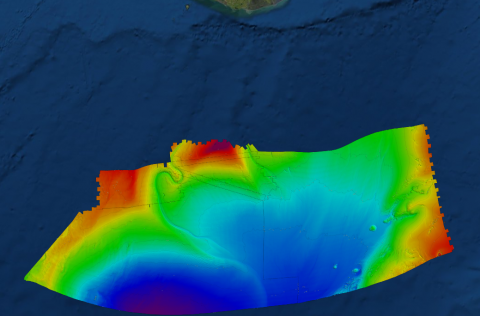 Afrakstur þriggja kortlagningarleiðangra í Íslandsdjúpi árin 2018 og 2019, alls 92.000 ferkílómetrar…