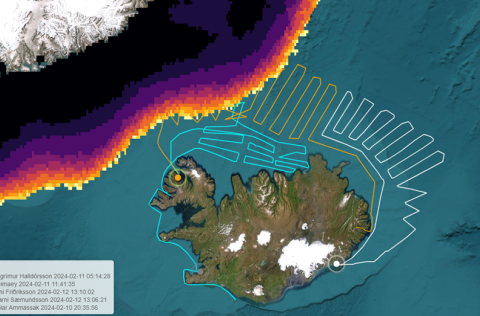 Mjög lítið hefur mælst af loðnu það sem af er þessari febrúar mælingu.