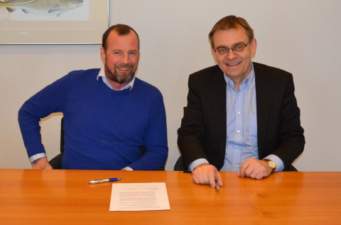 Sigurður Líndal forstöðumaður Selaseturs Íslands og Sigurður Guðjónsson forstjóri Hafrannsóknastofnu…