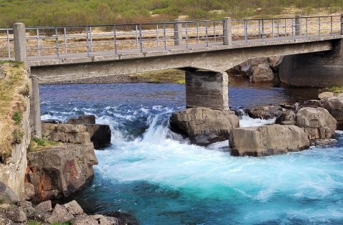 Botnsá í Hvalfirði. Ljósm. Guðni Guðbergsson.