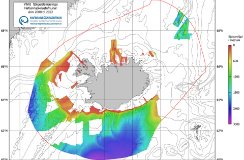 Yfirlit fjölgeislamælinga Hafrannsóknastofnunar 2000 – 2022.